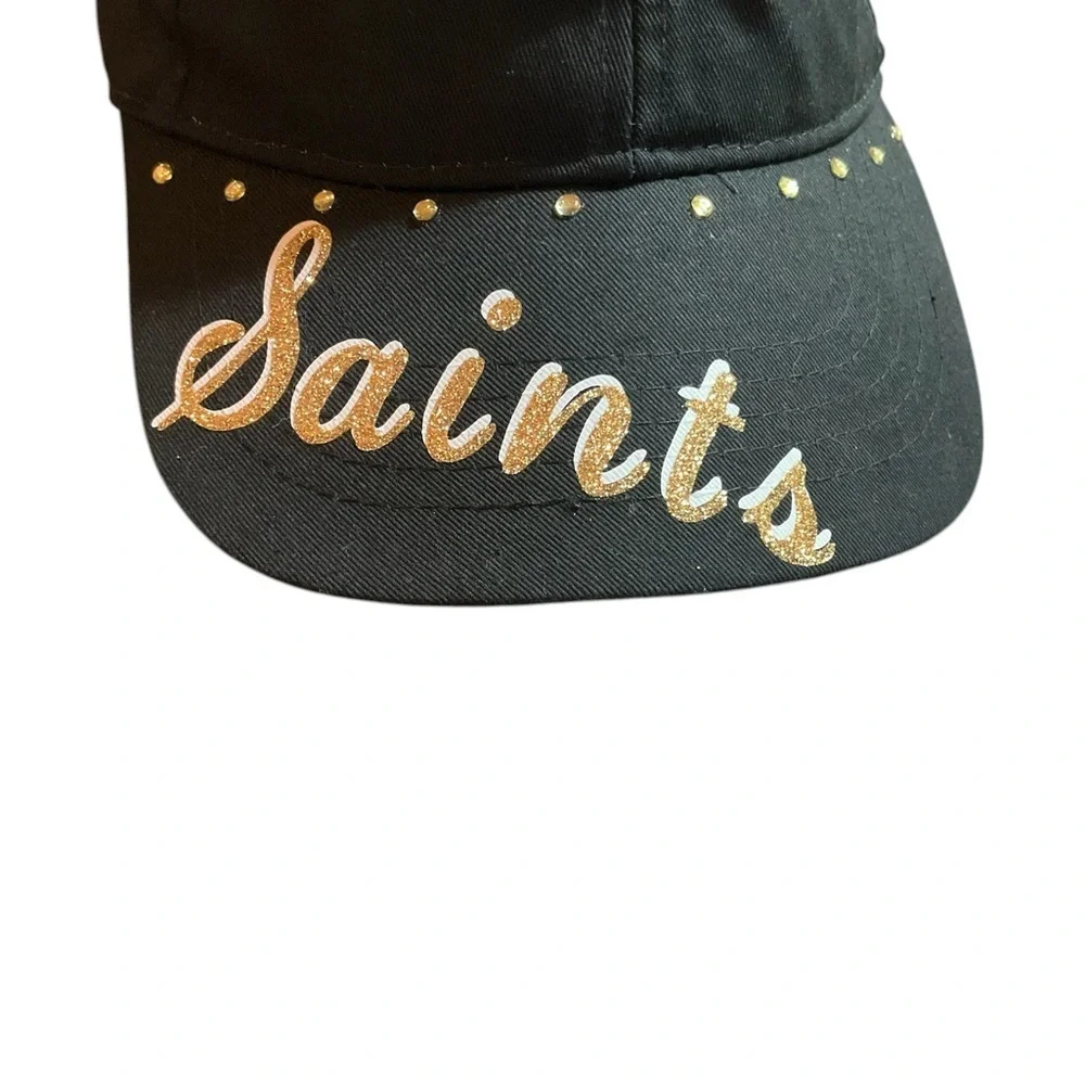 New Orleans Saints Bedazzled Hat
